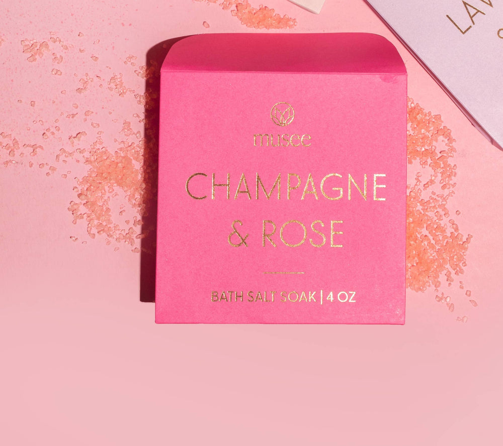 6oz Champagne and Rose Bath Salts